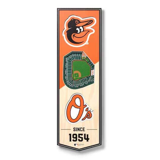 MLB 6" x 19" 3D StadiumView Banner